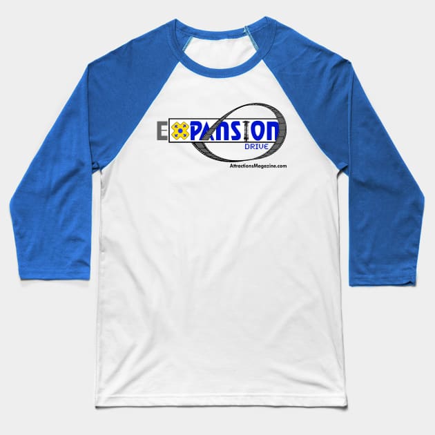Expansion Drive Baseball T-Shirt by AttractionsMagazine
